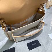 YSL Saint Laurent Linen Canvas Niki Handbag 28cm 498894 - 3