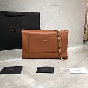 YSL Saint Laurent Kate Medium Reversible Shoulder Bag (Brown) 553804  - 3