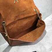 YSL Saint Laurent Kate Medium Reversible Shoulder Bag (Brown) 553804  - 4