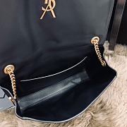 YSL Saint Laurent Kate Medium Reversible Shoulder Bag (Black) In Suede 553804  - 5