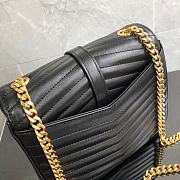 YSL Saint Laurent Sulpice Sheepskin Chain Bag (Black) 17cm 532662  - 2