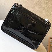 YSL Saint Laurent Niki Medium 28 Bag Embossed Leather (Black) 498894  - 6