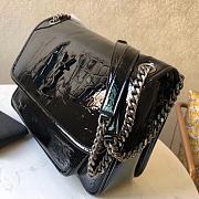 YSL Saint Laurent Niki Medium 28 Bag Embossed Leather (Black) 498894  - 4