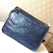 YSL Saint Laurent Niki Medium Leather Shoulder Bag In Marine (Dark Blue) 498894  - 4