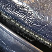 YSL Saint Laurent Niki Medium Leather Shoulder Bag In Marine (Dark Blue) 498894  - 3
