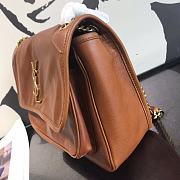 YSL Saint Laurent Niki Medium Leather Shoulder Bag (Brown) 498894  - 5