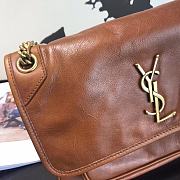 YSL Saint Laurent Niki Medium Leather Shoulder Bag (Brown) 498894  - 2