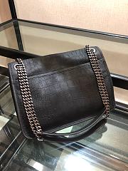 YSL Saint Laurent Niki Medium 28 Bag  Crocodile Pattern (Black) 498894  - 6