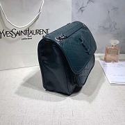 YSL Saint Laurent Niki Medium Leather Shoulder Bag In Marine (Blue) 498894  - 6