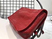 YSL Saint Laurent Niki Medium 28 Bag  Crocodile Pattern (Red) 498894  - 6