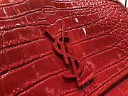 YSL Saint Laurent Niki Medium 28 Bag  Crocodile Pattern (Red) 498894  - 3