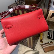 Hermès Kelly Classique To Go Woc Wallet (Red) - 4