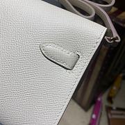 Hermès Kelly Classique To Go Woc Wallet (White)  - 2