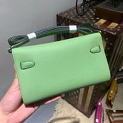 Hermès Kelly Classique To Go Woc Wallet (Green)  - 3