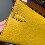 Hermès Kelly Classique To Go Woc Wallet (Yellow)  - 6