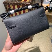 Hermès Kelly Classique To Go Woc Wallet (Dark Blue)  - 3