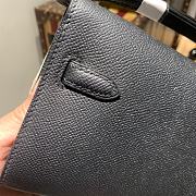 Hermès Kelly Classique To Go Woc Wallet (Dark Blue)  - 4