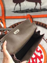 Hermes Kelly Danse 22cm (Gray) - 2