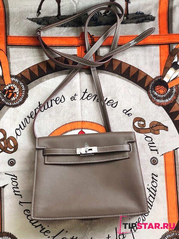 Hermes Kelly Danse 22cm (Gray) - 1