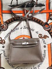 Hermes Kelly Danse 22cm (Gray) - 1