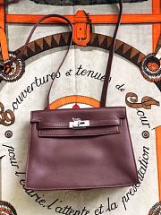 Hermes Kelly Danse 22cm (Wine Red) - 1