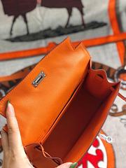 Hermes Kelly Danse 22cm (Orange) - 5