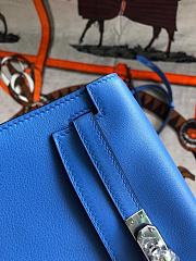 Hermes Kelly Danse 22cm (Blue) - 5