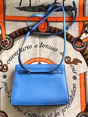 Hermes Kelly Danse 22cm (Blue) - 4