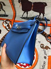 Hermes Kelly Danse 22cm (Blue) - 2