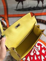 Hermes Kelly Danse 22cm (Light Yellow) - 2