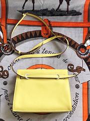 Hermes Kelly Danse 22cm (Light Yellow) - 4