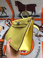 Hermes Kelly Danse 22cm (Light Yellow) - 5