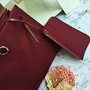 Hermes Herbag 39cm Large (Burgundy_Red Brown) - 3