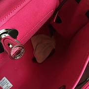 Hermes Herbag 31cm (Deep Rose Red_Black) - 4