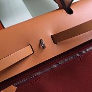 Hermes Herbag 31cm (Brick Red_Light Brown) - 2