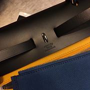 Hermes Herbag 31cm (Yellow_Turkey Blue_Black) - 5