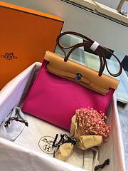 Hermes Herbag 31cm (Deep Rose Red) - 1