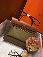 Hermes Herbag 31cm (Brown Gray_Gold Brown) - 3