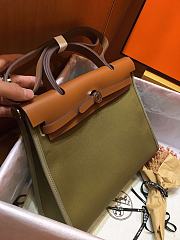 Hermes Herbag 31cm (Brown Gray_Gold Brown) - 5