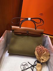 Hermes Herbag 31cm (Brown Gray_Gold Brown) - 1