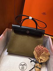 Hermes Herbag 31cm (Brown Gray_Black) - 1