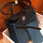 Hermes Herbag 31cm (Blue_Black) - 2