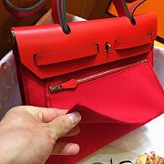 Hermes Herbag 31cm (Red_Red) - 4