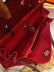 Hermes Herbag 31cm (Red_Red) - 5