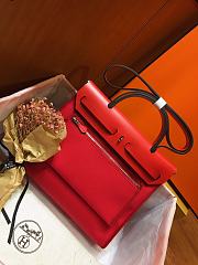 Hermes Herbag 31cm (Red_Red) - 6