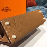 Herme Mini Kelly Epsom Leather 19cm (3) - 2