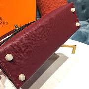 Herme Mini Kelly Epsom Leather 19cm (9) - 6