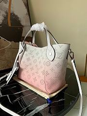 LV Hina PM Bag Mahina Leather Gradient Pink M54351  - 3