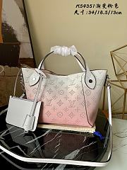 LV Hina PM Bag Mahina Leather Gradient Pink M54351  - 1