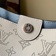 LV Hina PM Bag Mahina Leather Gradient Blue M54351  - 4